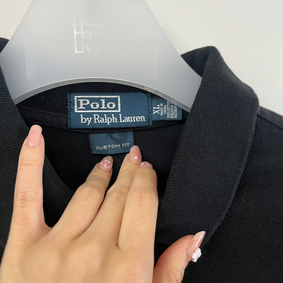 폴로 랄프로렌 레드 포니 블랙 카라 티셔츠 105 상품이미지5