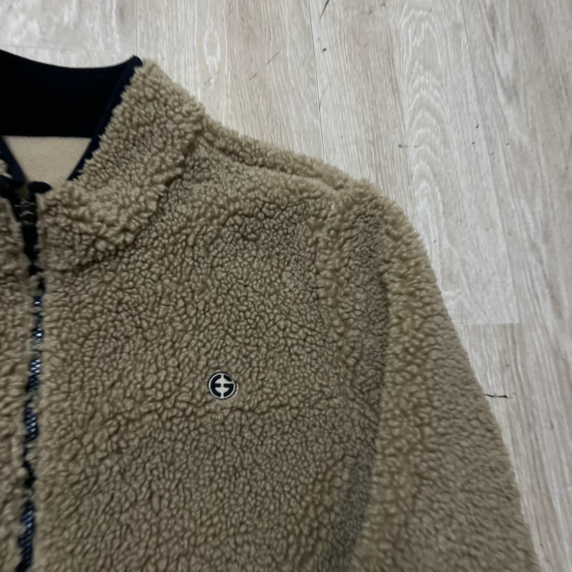 엘르 남성 골프웨어 양털 후리스 자켓 L/100  상품이미지3