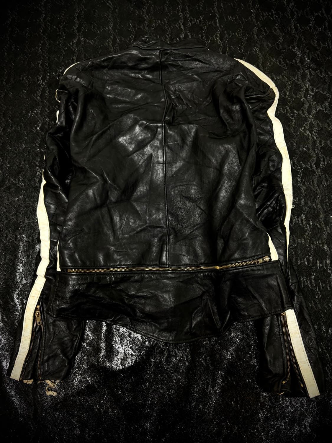 “Vintage” Chic Mood Zipper Detail Leathe 상품이미지5