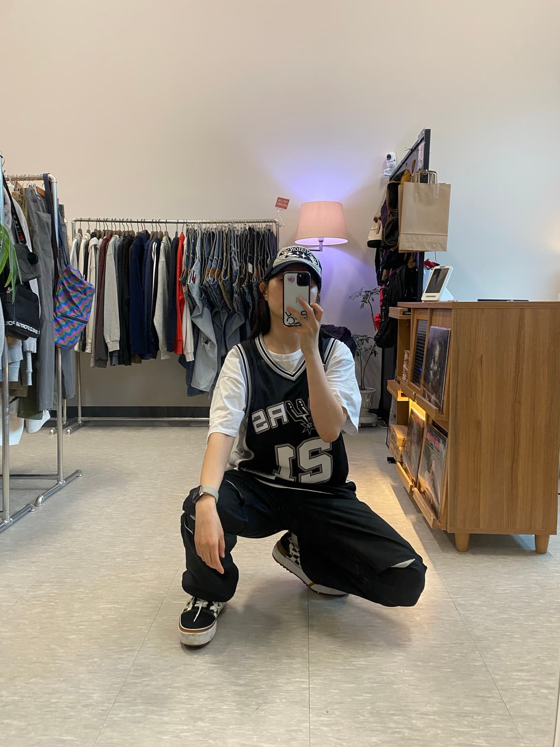 아디다스XNBA 샌안토니오스퍼스 던컨 팀 져지 상품이미지1