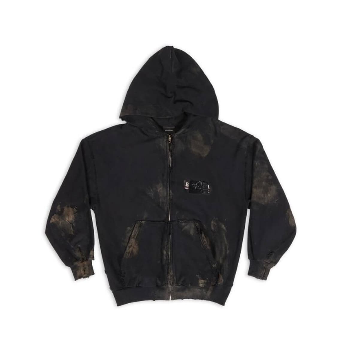 발렌시아가 개퍼 후드 집업 상품이미지1