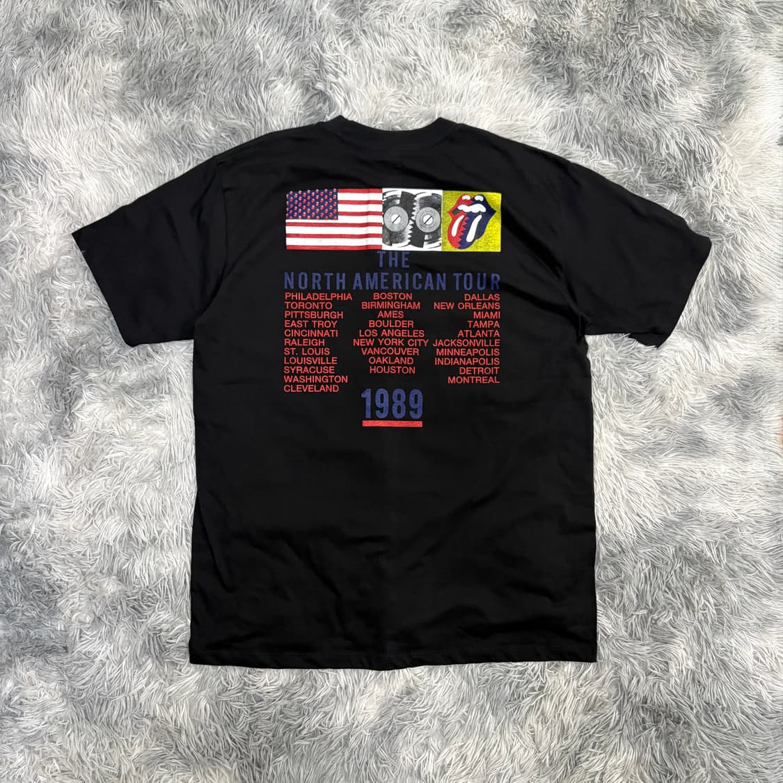 롤링스톤즈 1989 티셔츠 Made in USA 상품이미지2