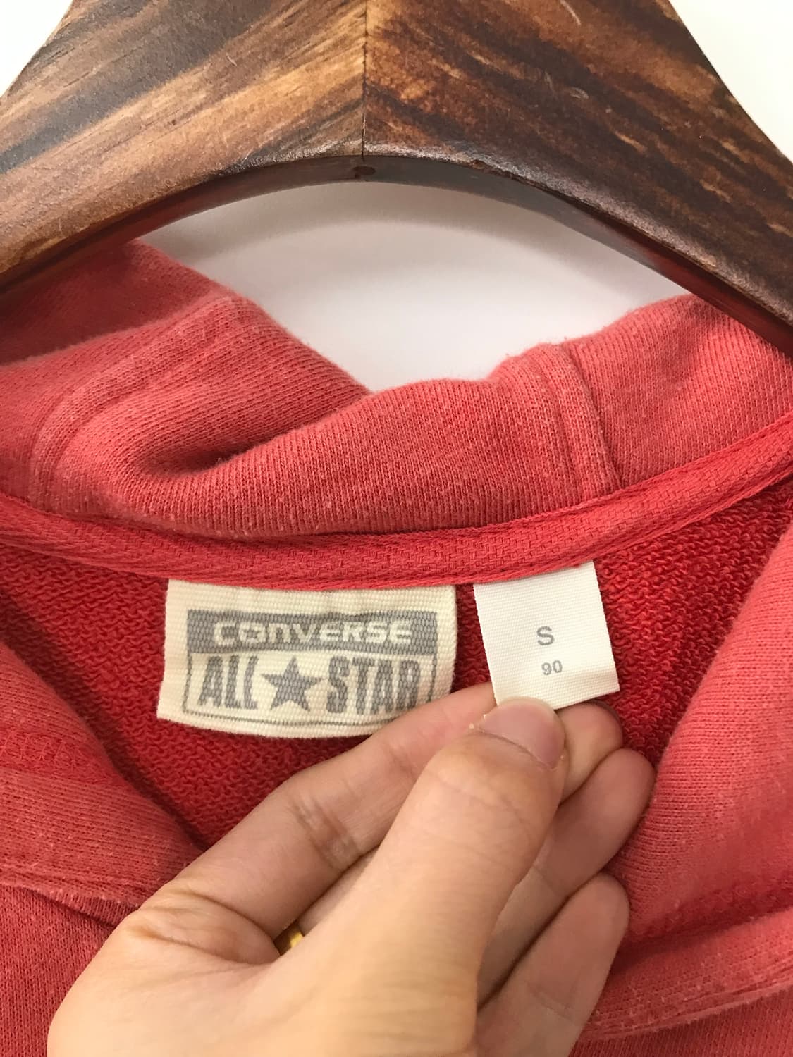컨버스 y2k 와투케 빈티지 캐럿 후드집업 상품이미지7