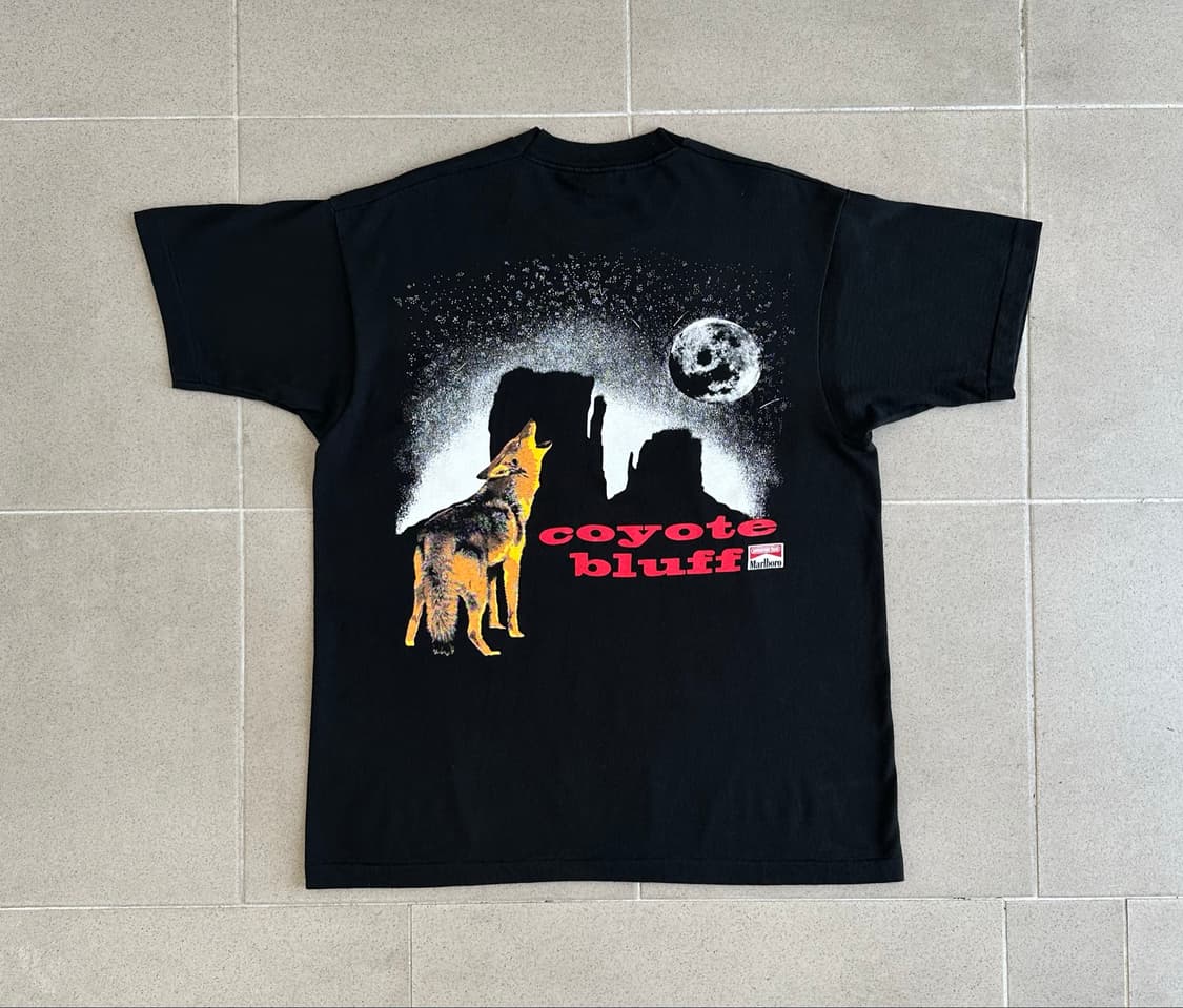 90s 빈티지 말보로 코요테 티셔츠 XL 상품이미지1