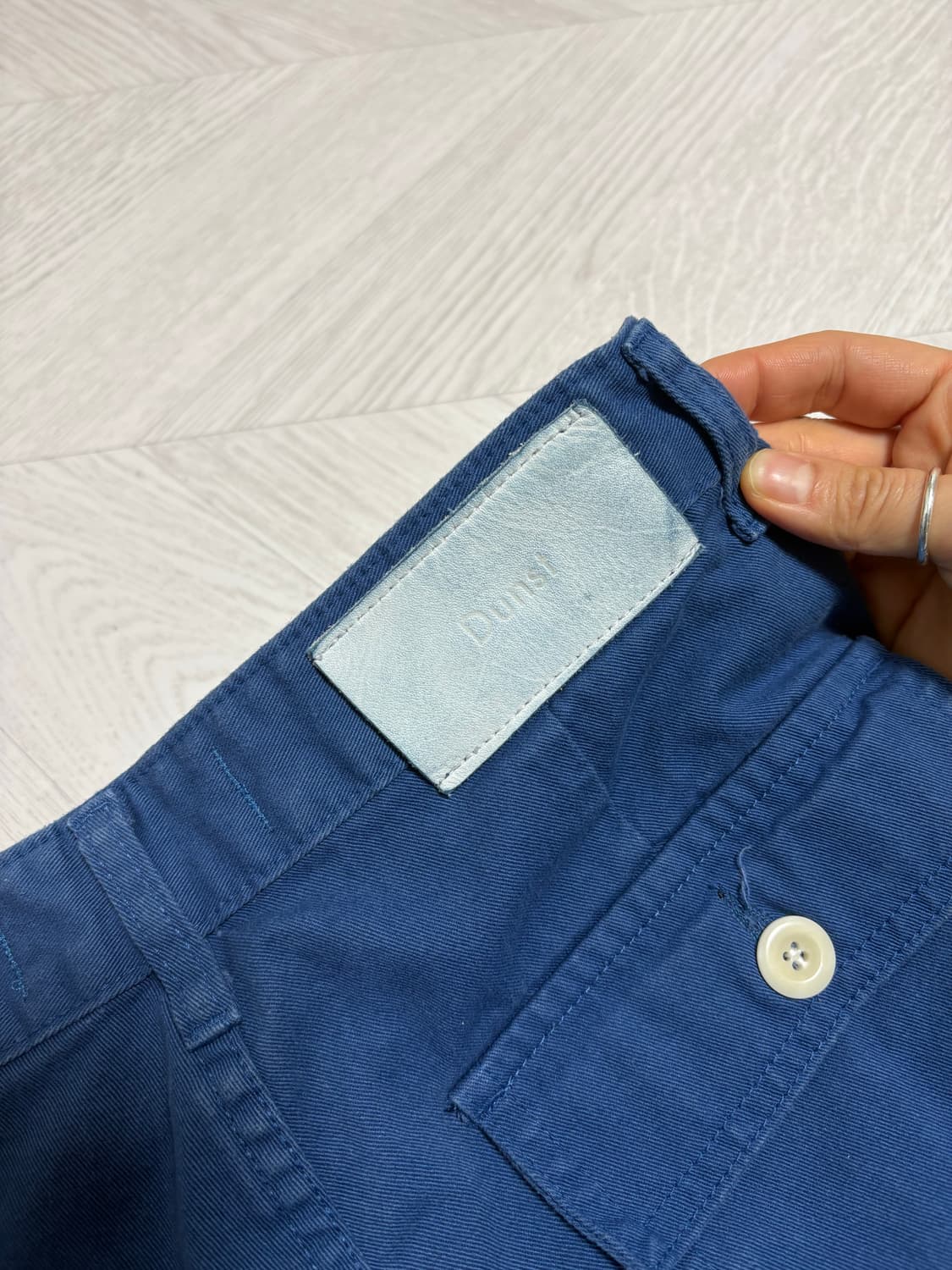 던스트 카고팬츠 블루팬츠 상품이미지6