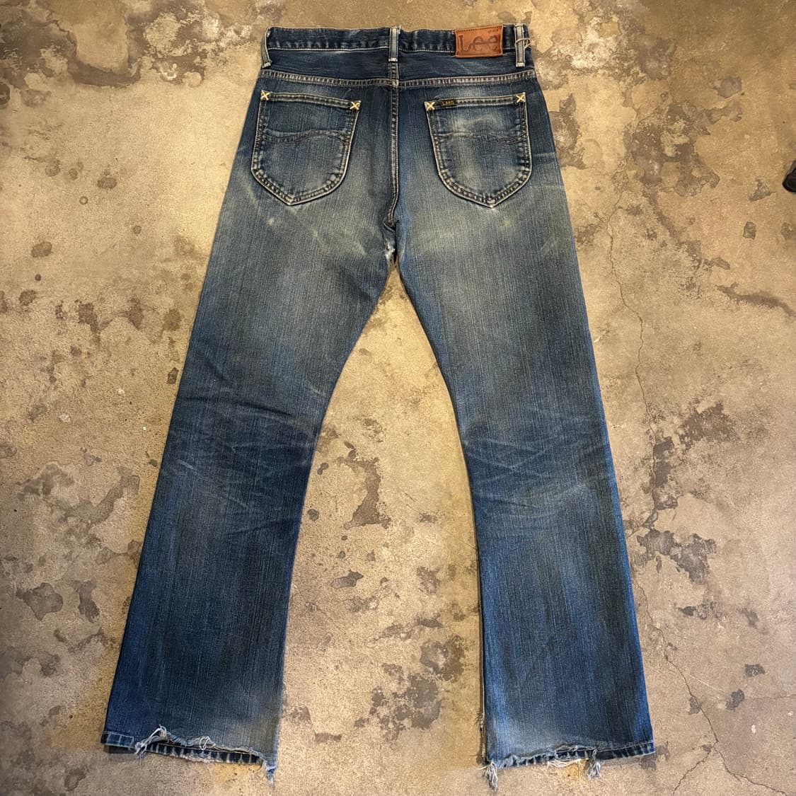 일본 리 0102 부츠컷 셀비지 상품이미지4