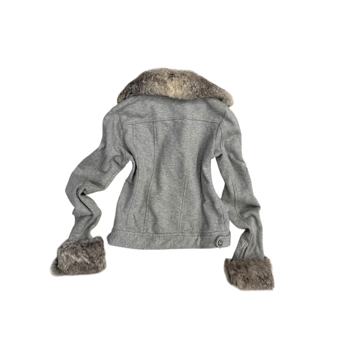 Gray fur jacket 상품이미지2