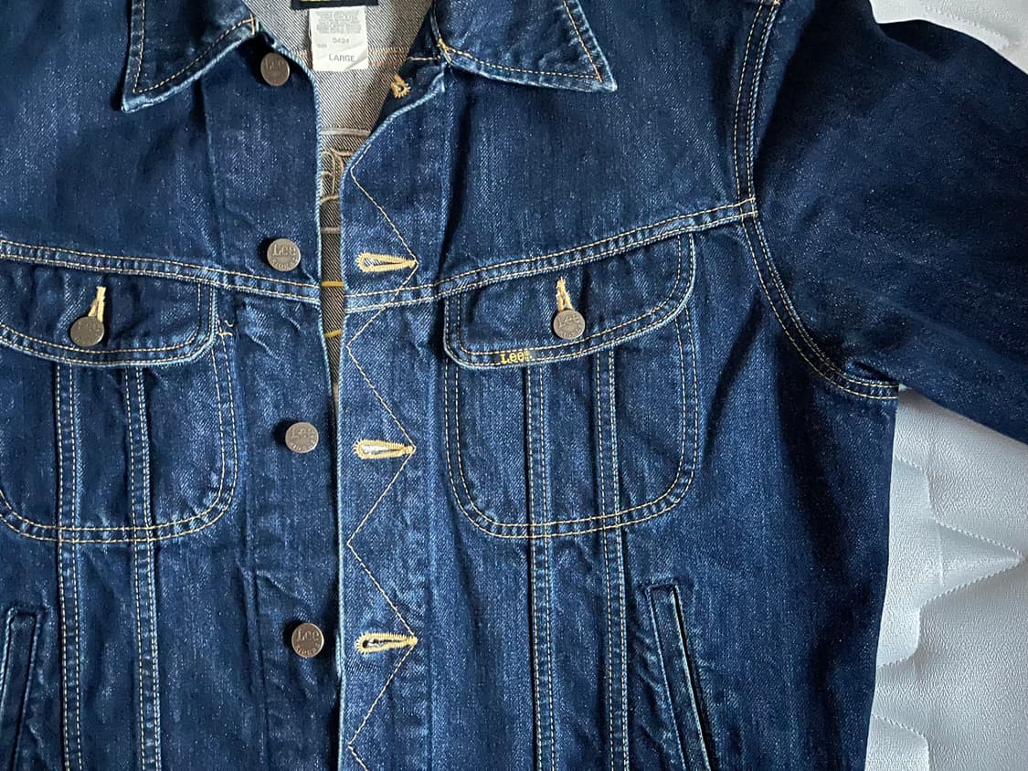 90s Lee X Edwin riders denim jacket 상품이미지4