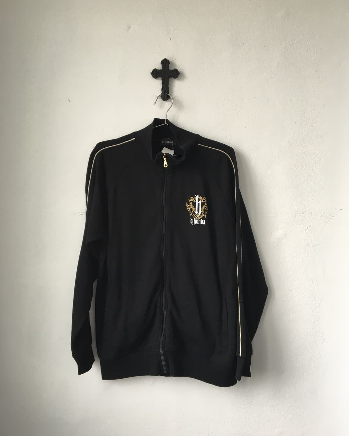 Back printing point high neck zip up 상품이미지2