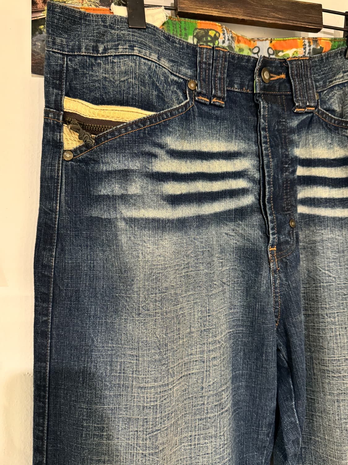 워싱 데님 팬츠 상품이미지4