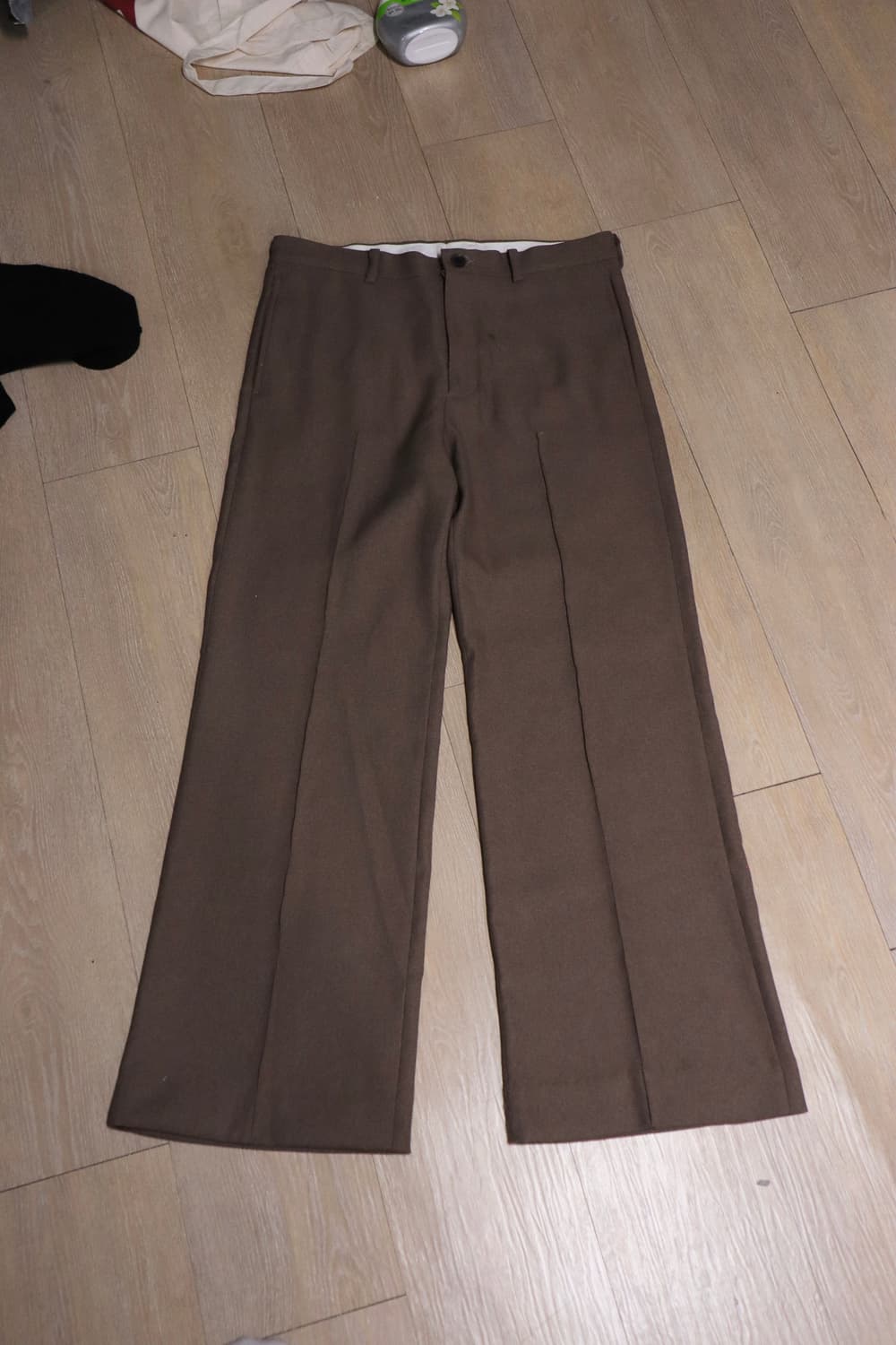 [L]사스콰치패브릭스 와이드 플레어 팬츠 상품이미지1