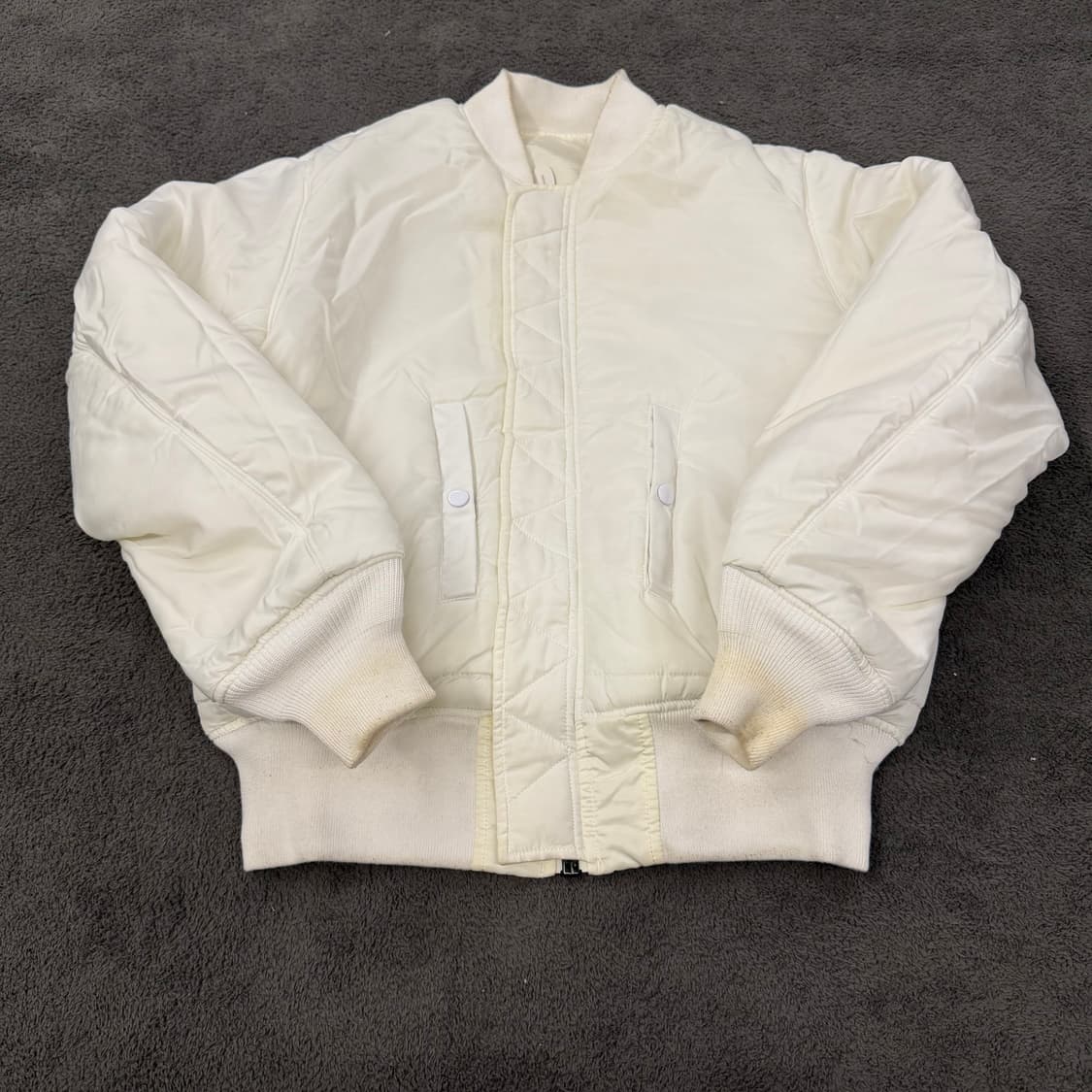 [ 정품/M ] 알파인더스트리 나사 플라이트 ma-1 리버시블 항공점퍼 상품이미지5