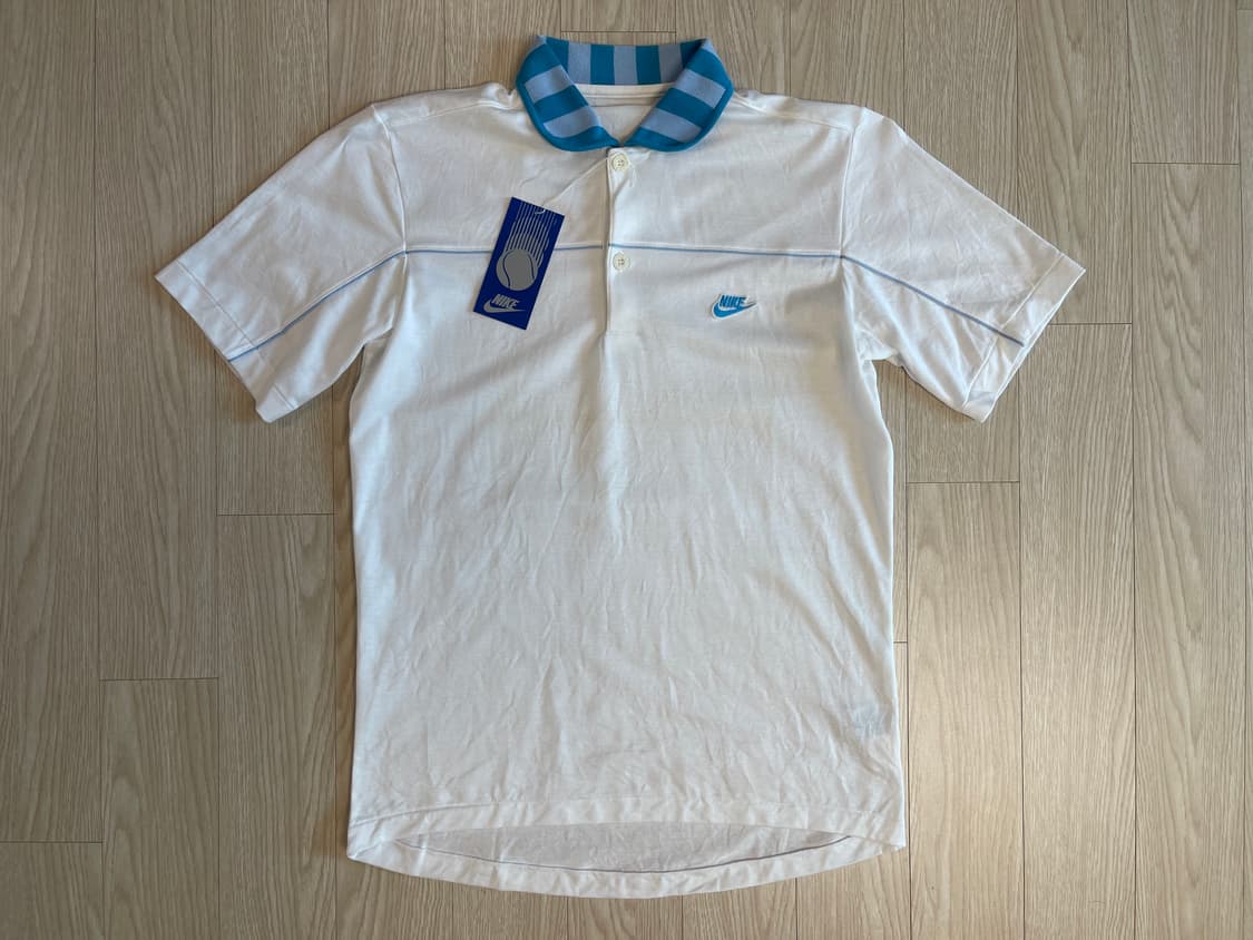 나이키 80s 올드 폴로 피케 티셔츠 NIKE OLD 1984 5번 상품이미지1