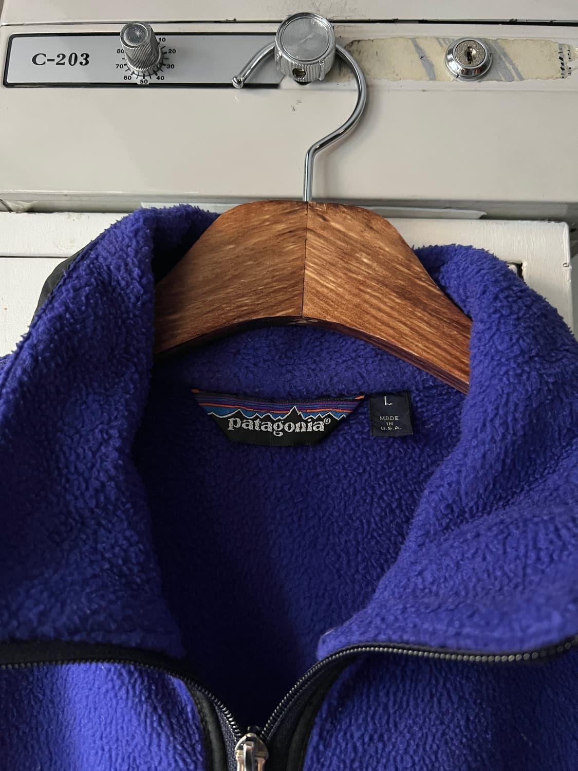 [L]파타고니아 Made in USA 퍼플 플리스 자켓 상품이미지2