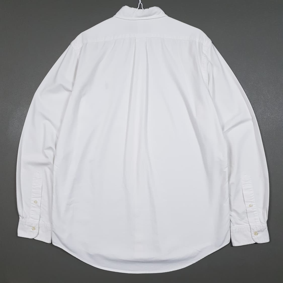 실측 XL) 폴로 랄프로렌 신형 포니 옥스포드 화이트 셔츠 남방 클래식핏 상품이미지8