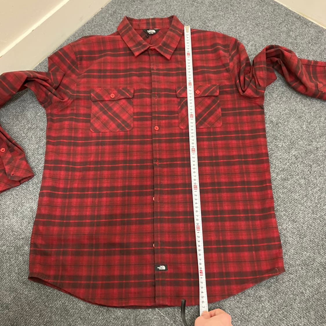 N135 노스페이스 투포켓 체크셔츠 상품이미지7