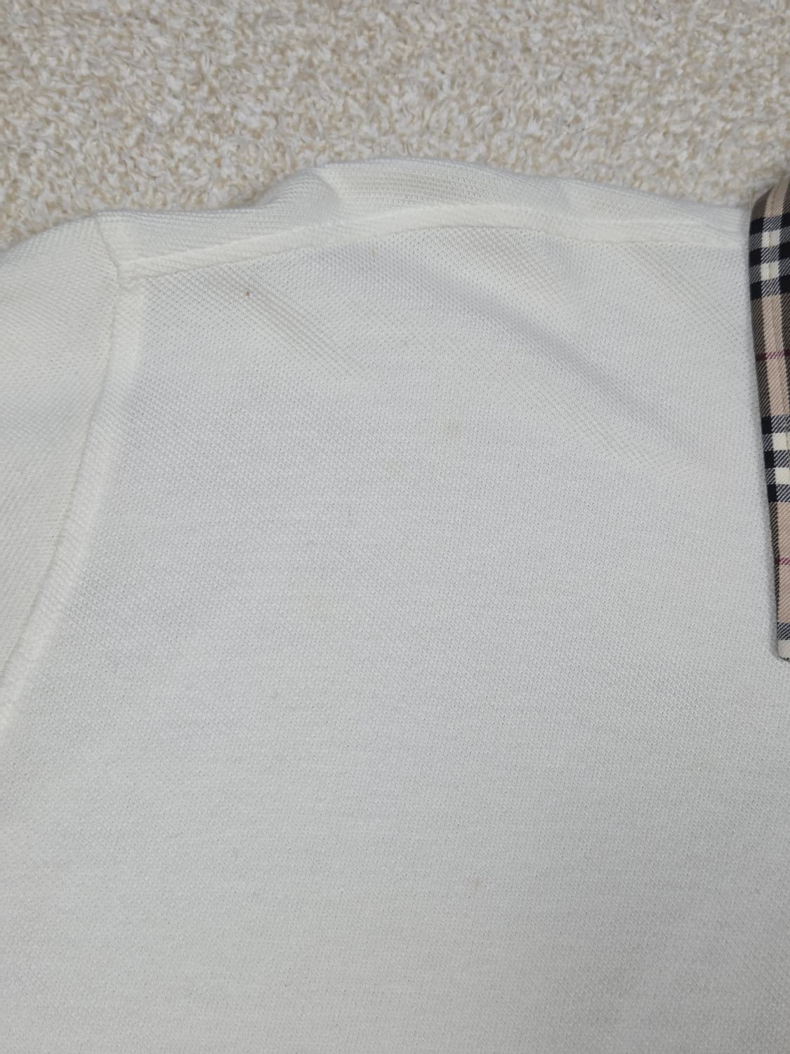 [버버리] 런던 노바 체크 카라 피케 반팔 폴로 셔츠 | S00132 상품이미지8