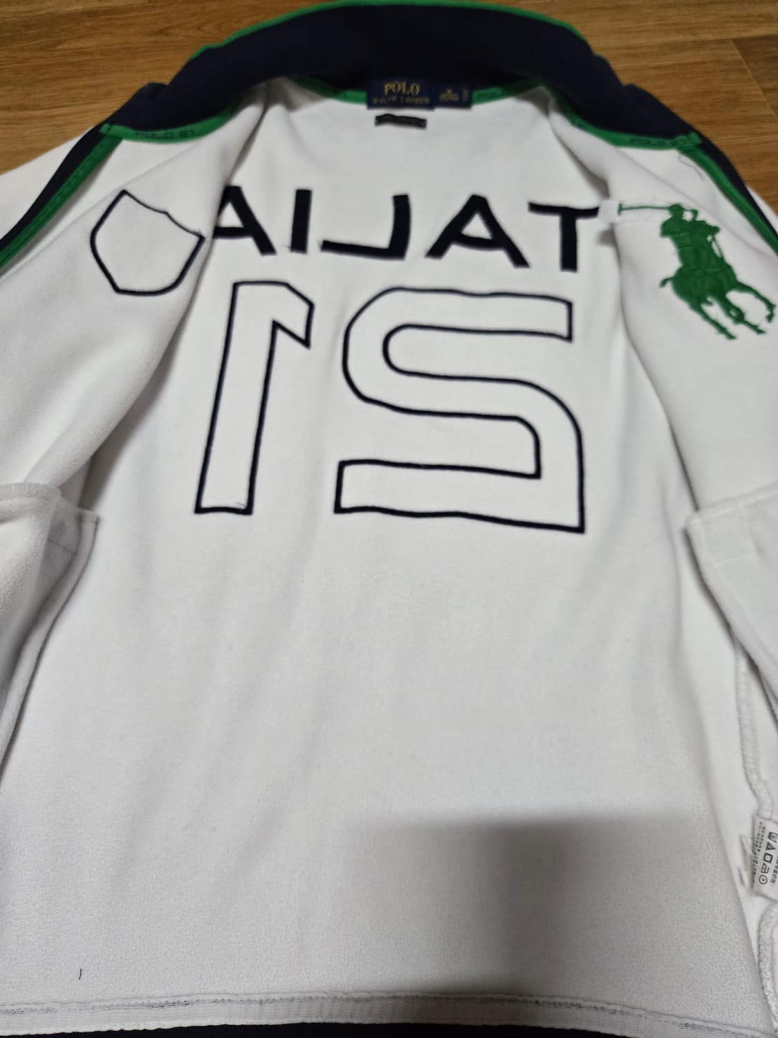 폴로랄프로렌 정품 화이트 이탈리아 빅포니 집업 상품이미지5