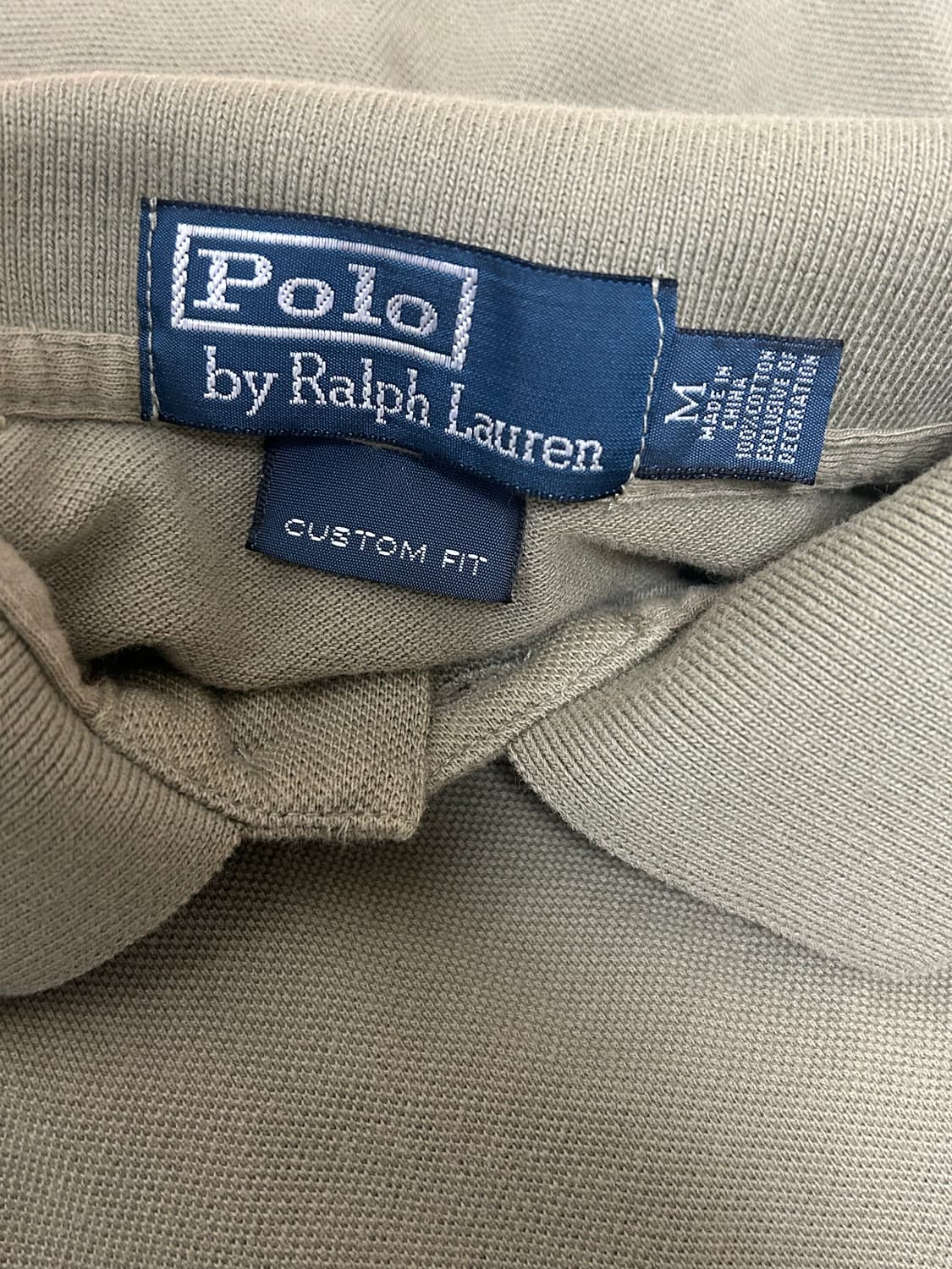 폴로 랄프로렌 카키 오렌집 카라티 상품이미지5