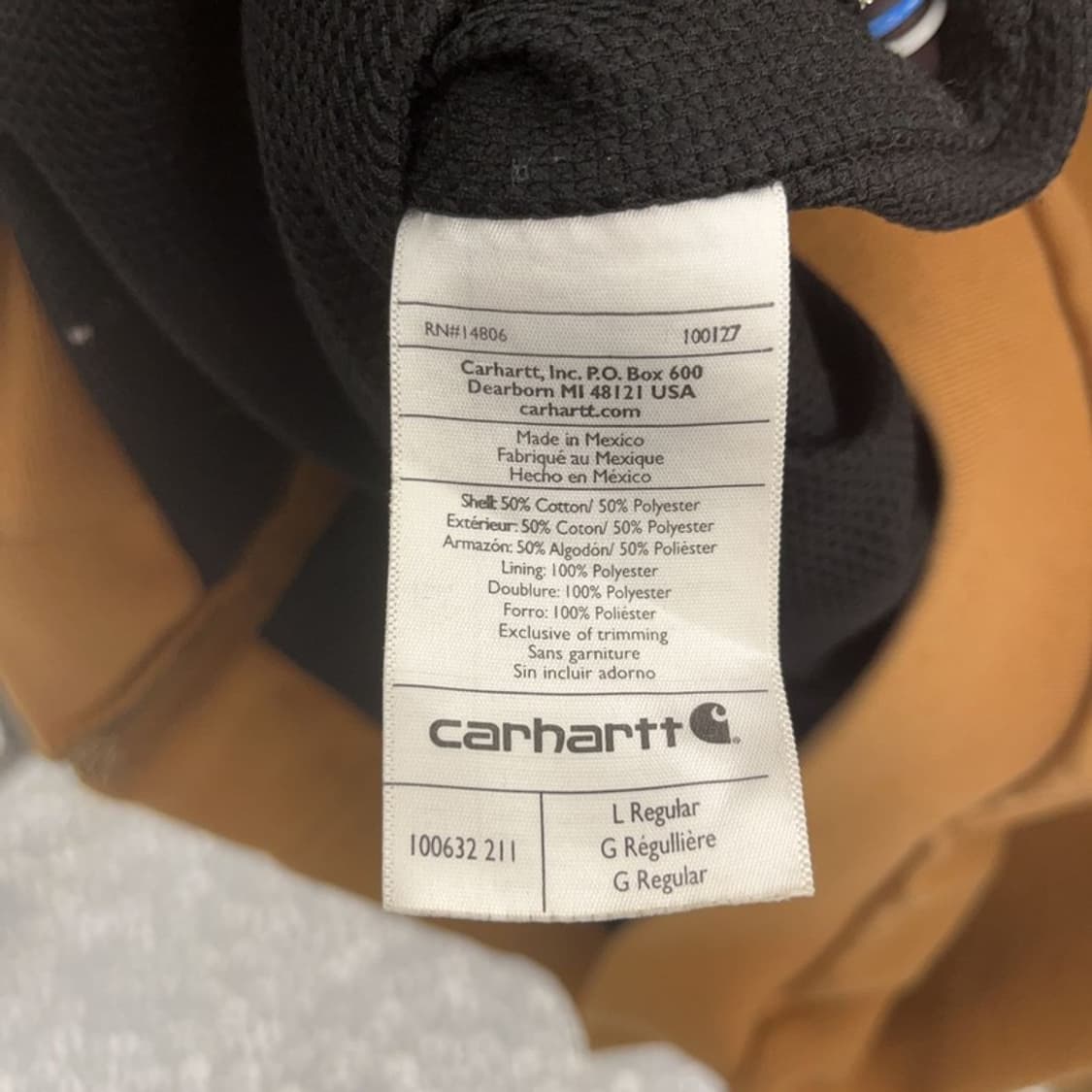 칼하트 올드스쿨 캐주얼 써멀 후드집업 L C07684 상품이미지6