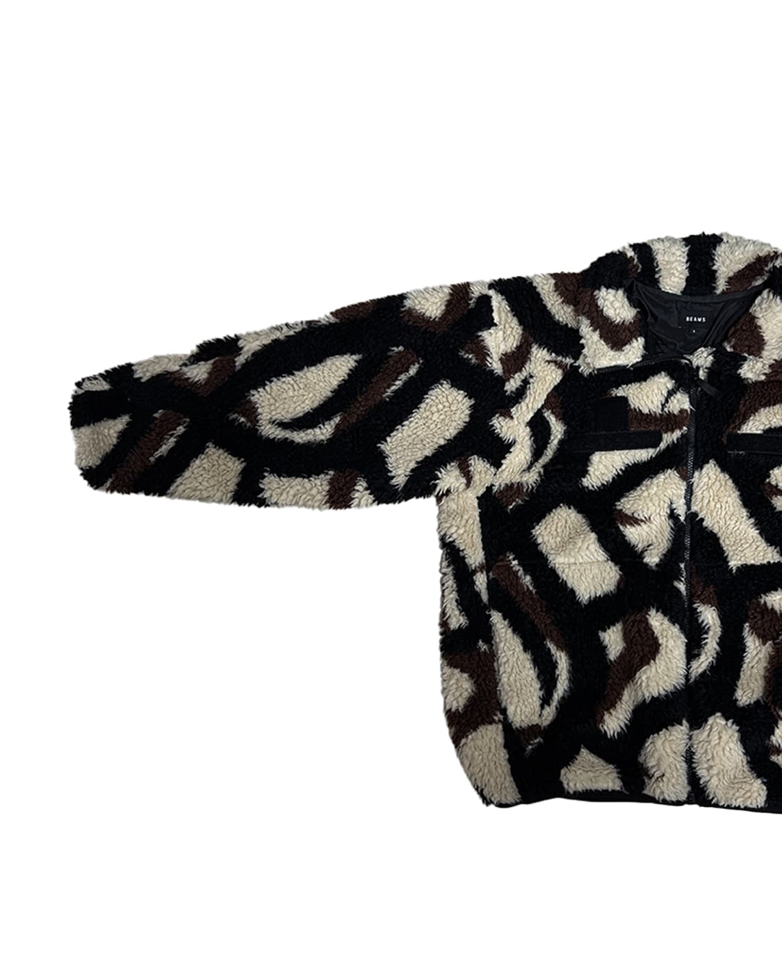 Beams tribal camo fleece jacket S 상품이미지2
