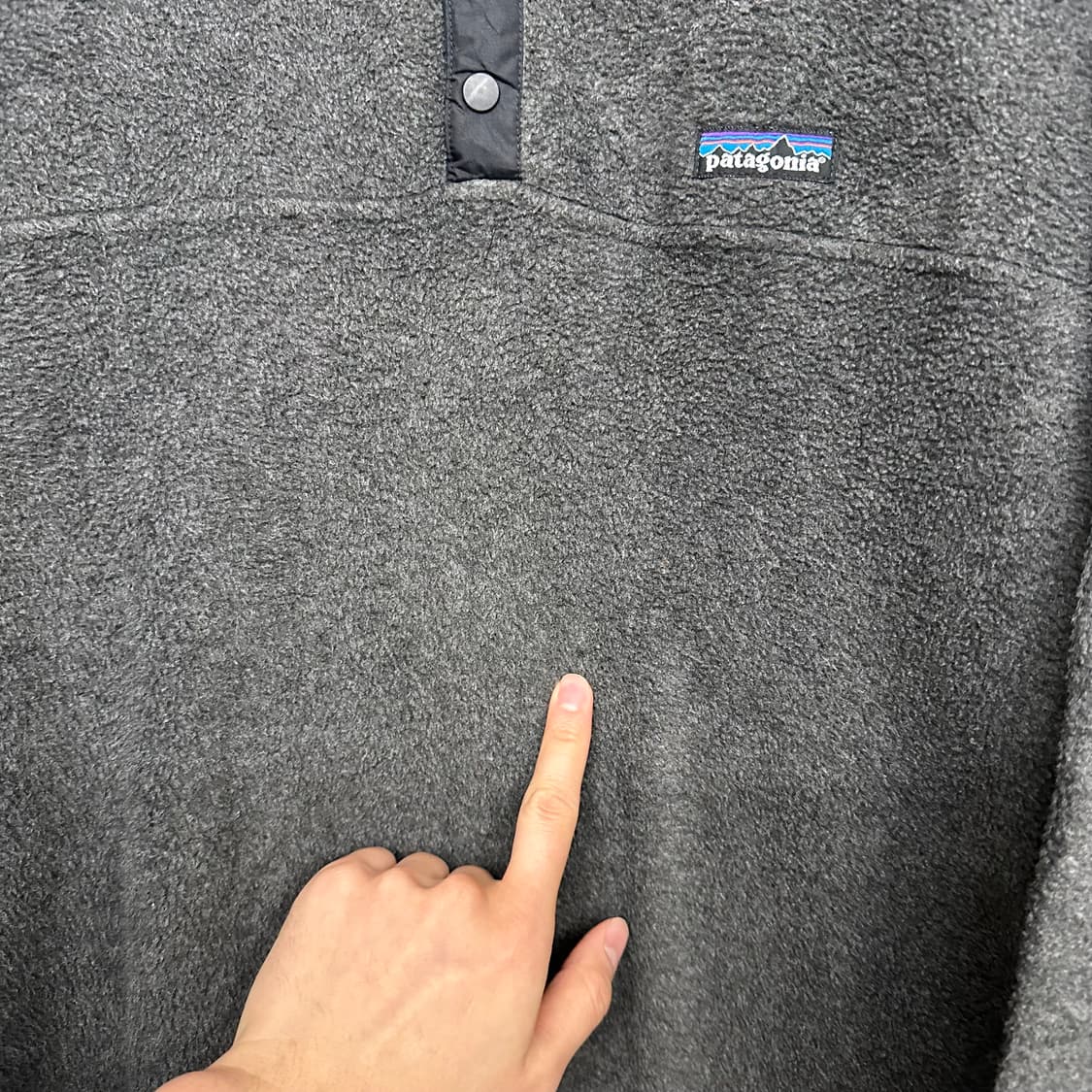 90‘s 파타고니아 신칠라 스냅티 ’차콜/블랙‘ 상품이미지7