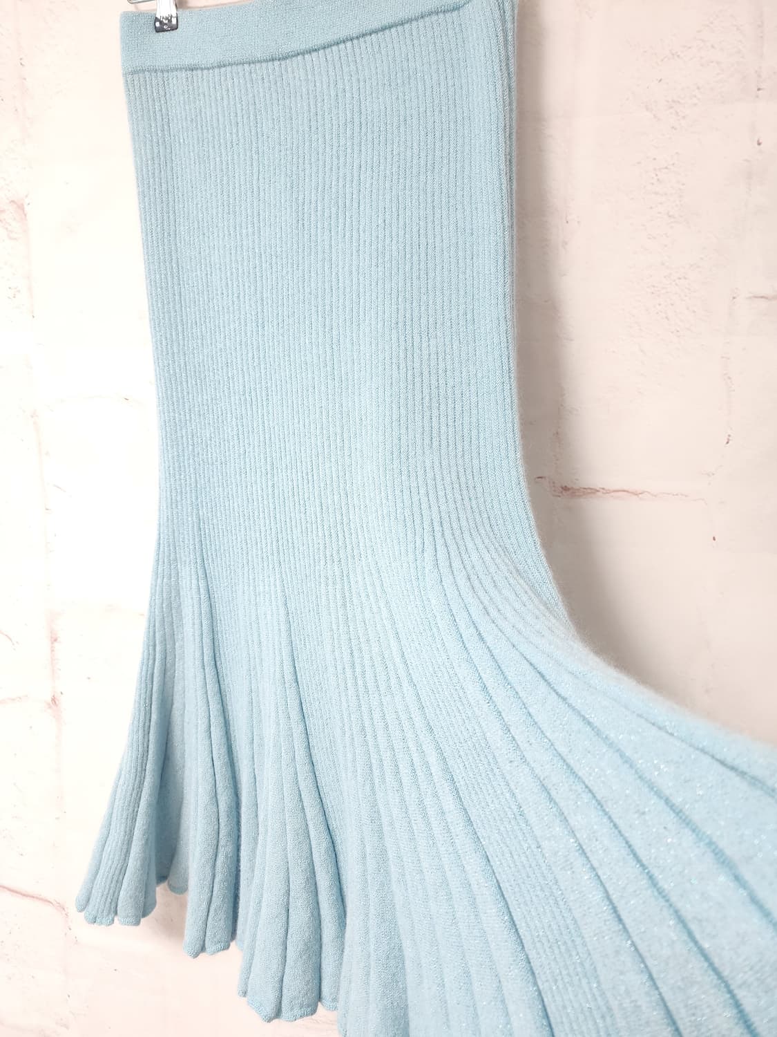 랑방 모헤어 골지 롱 스커트 상품이미지4