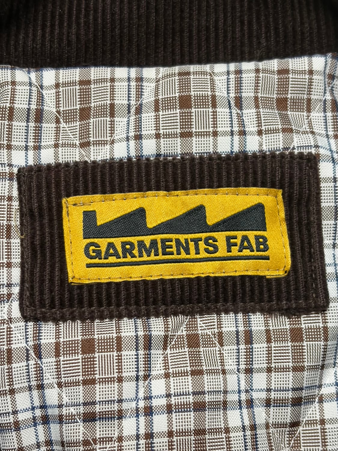 가먼츠팹 코듀로이 워크 자켓 (브라운 L) 상품이미지5