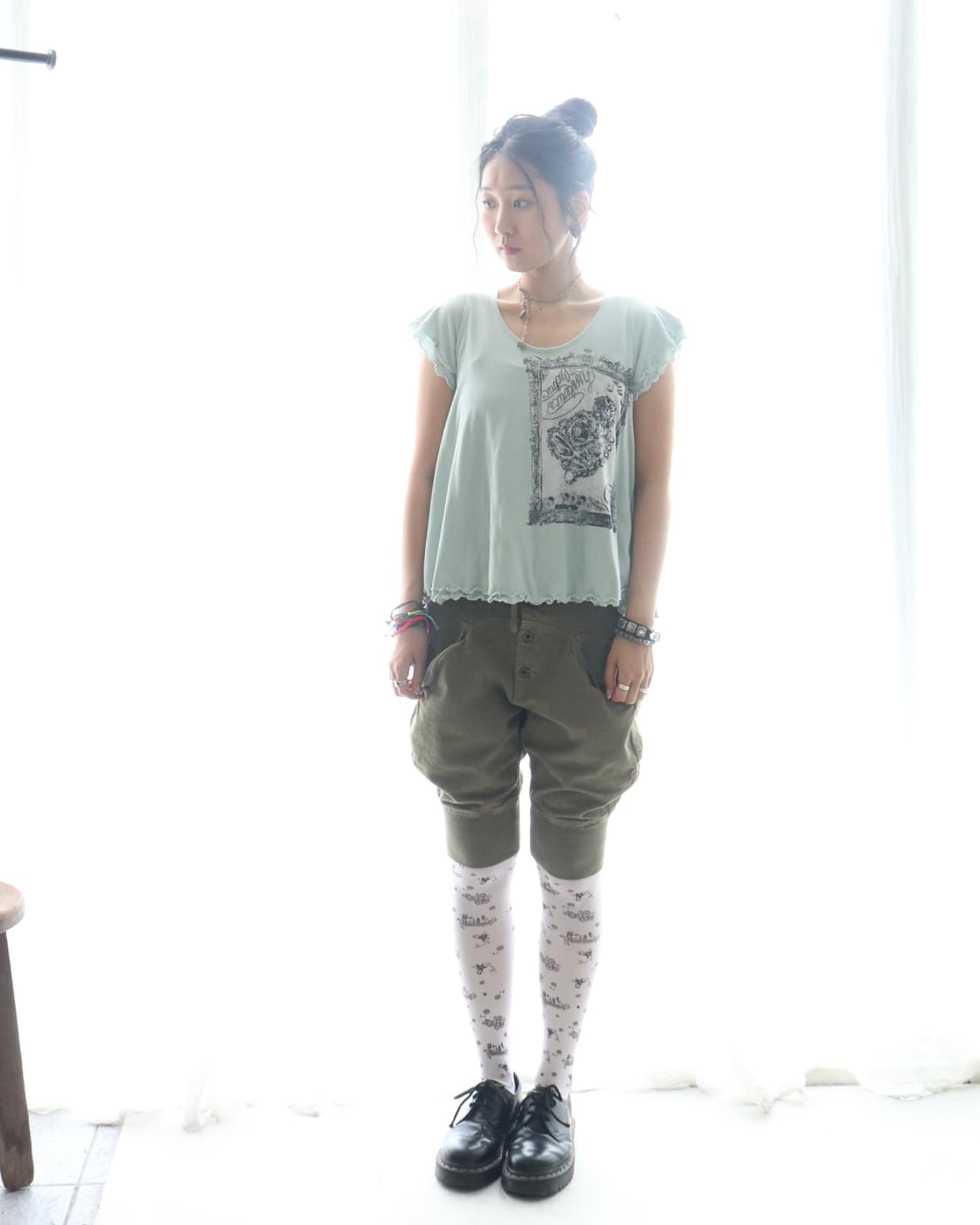 [Kapital] Olive Sarouel Capri Pants 상품이미지2