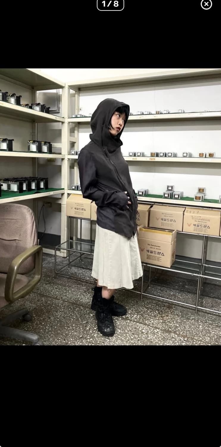 Siva 2010 비대칭 지퍼 후드자켓 상품이미지1