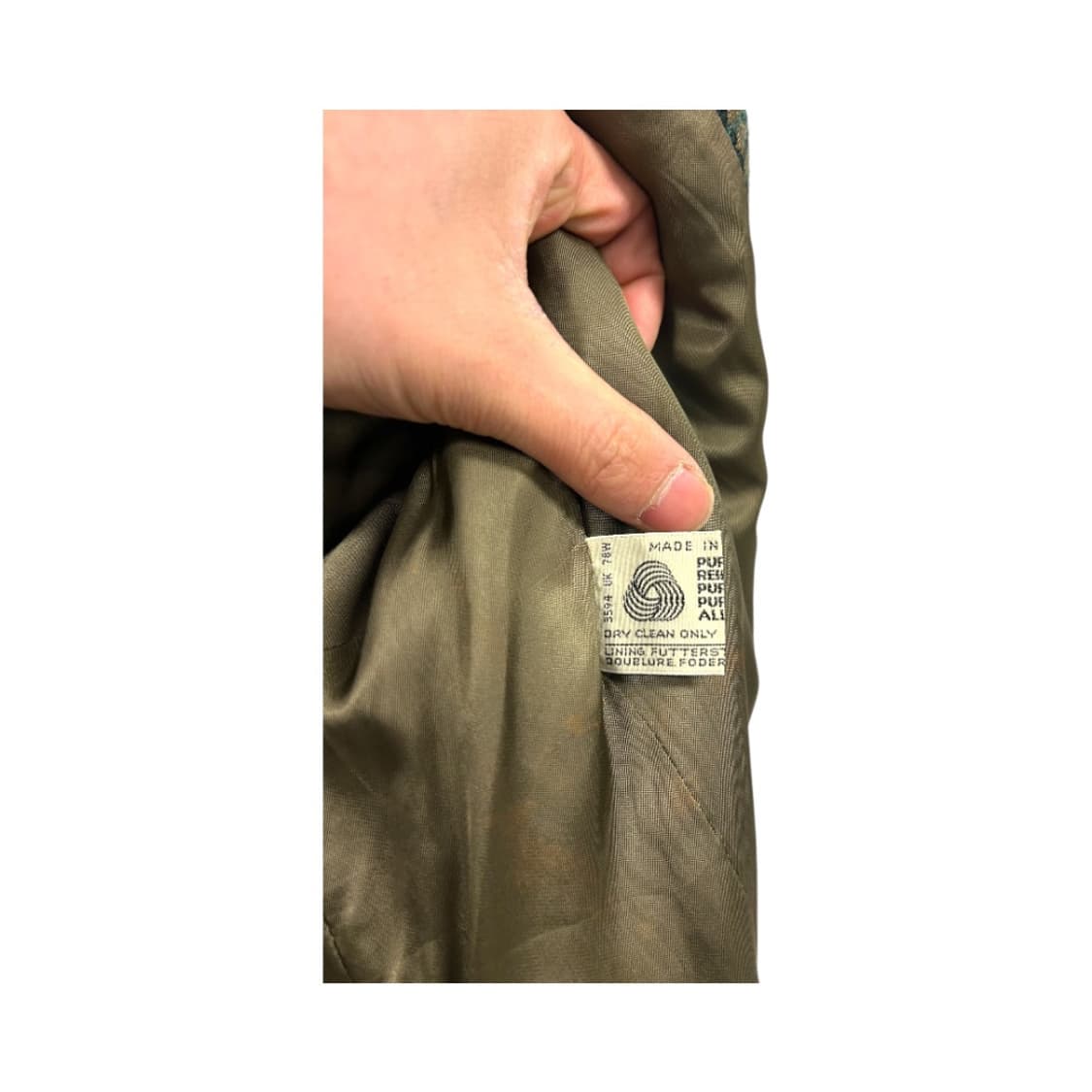 (W-ML) 레이 빔즈 영국제 울 체크 블레이저 OB-004 상품이미지5