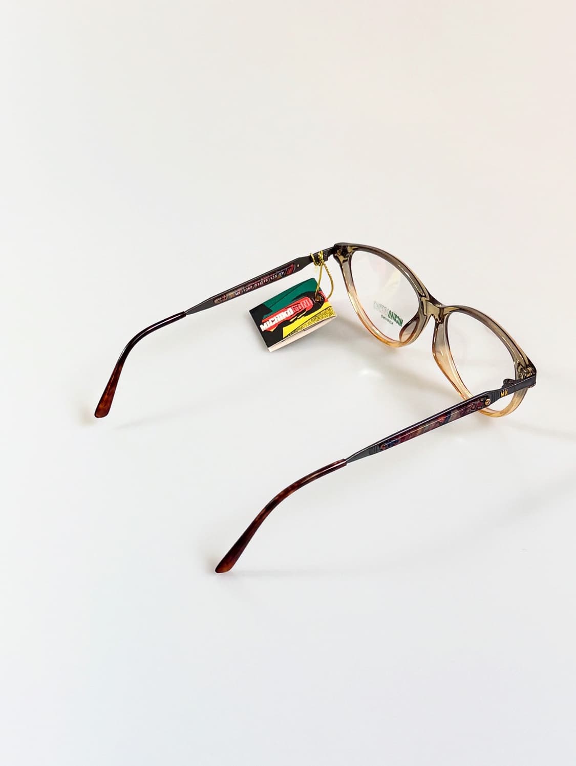 90s 미치코 코시노 런던 그라디언트 캣아이 뿔테 빈티지 안경 상품이미지4