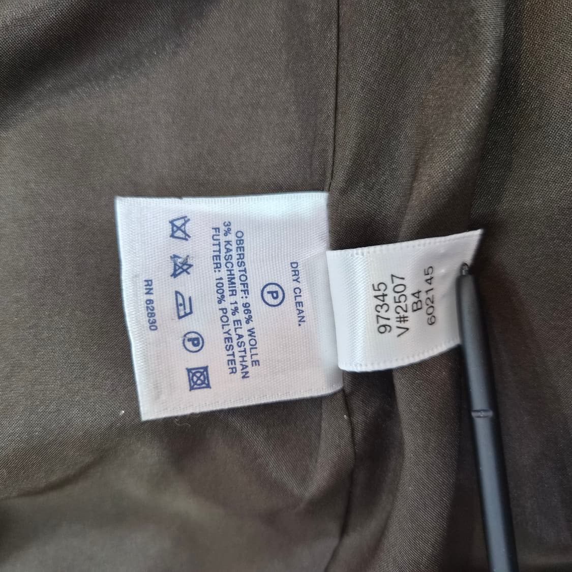 Lands’ End 브라운 체크 울 블레이저 상품이미지9