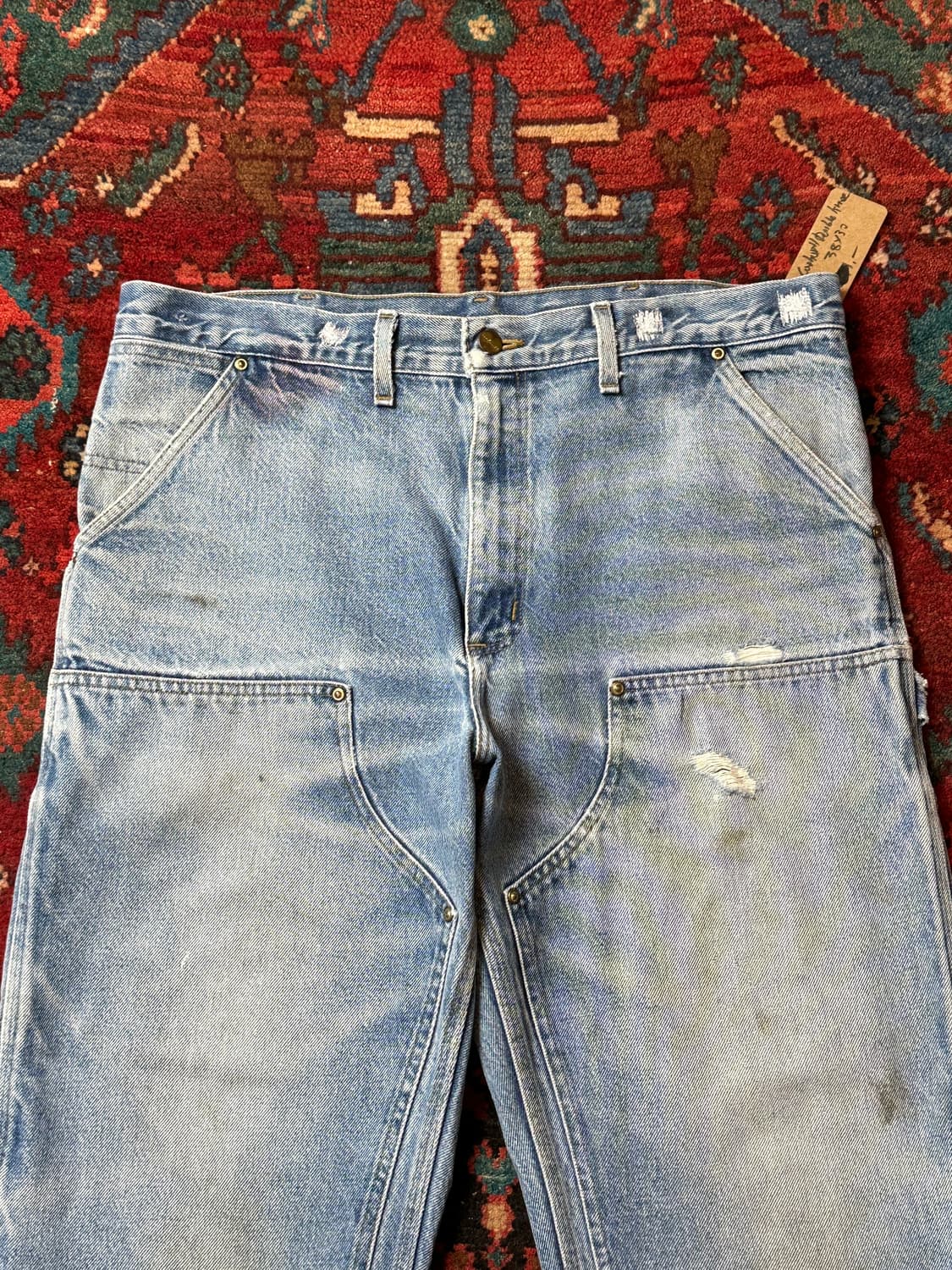 OG 칼하트 데님 더블니 팬츠 칼하트 B73 썩블니 상품이미지5