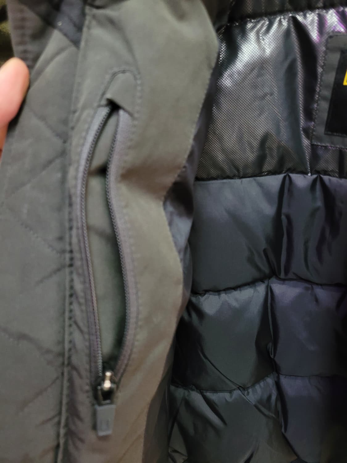 내셔널지오그래픽 퍼 패딩 점퍼 오리털 M 상품이미지5