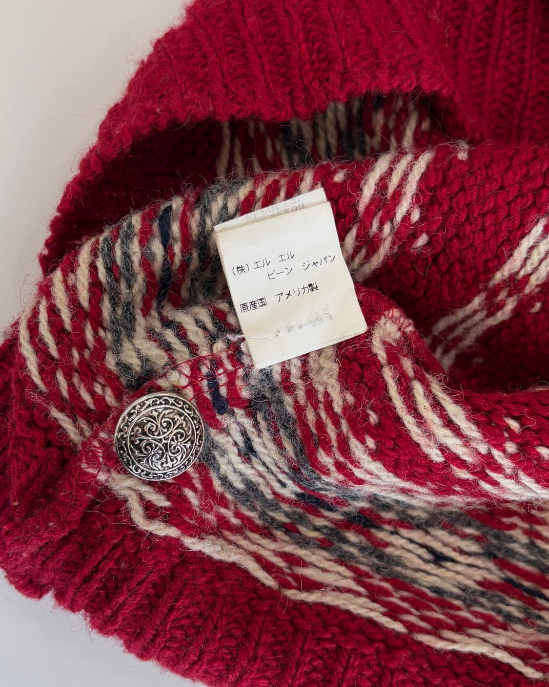 [M]L.L.Bean 엘엘빈 USA 90s 노르딕 니트 상품이미지8