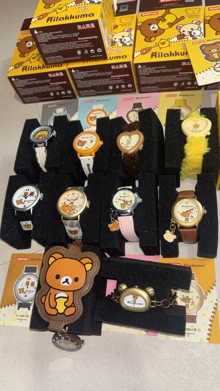 리락쿠마 손목시계 캐릭터 시계 블라인드백 상품이미지2