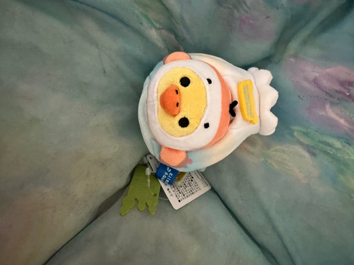 산엑스 레어 한정 리락쿠마 키이로이토리 니모 어항 사육 세트 인형 상품이미지3