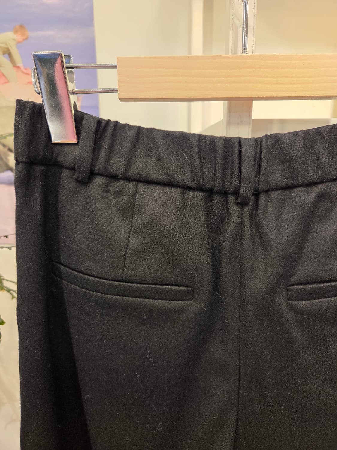 시스템 캐시미어 울 블랜드 슬렉스 상품이미지5