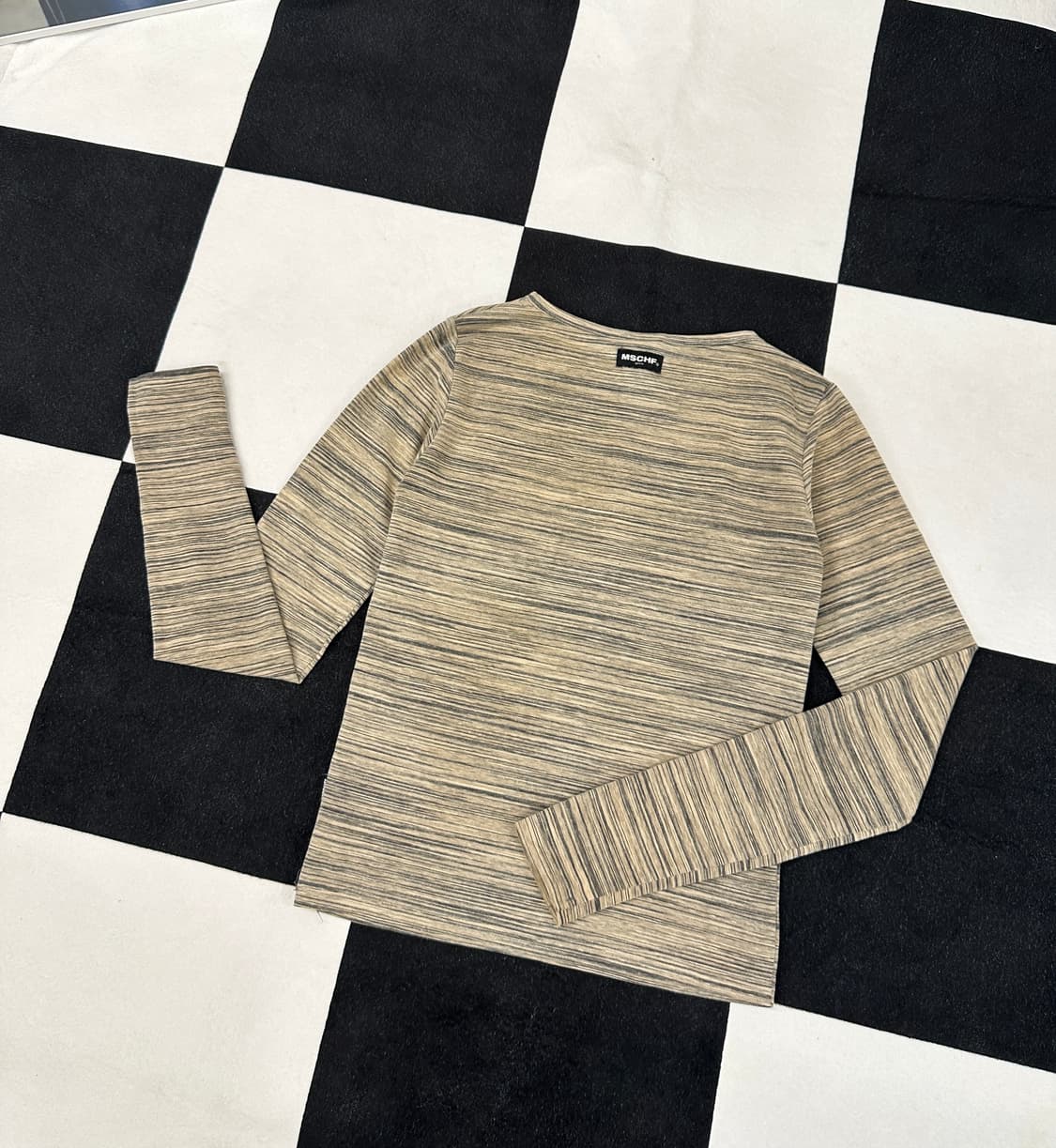 스펠아웃로고 스트라이프 텐션 롱슬리브  상품이미지3