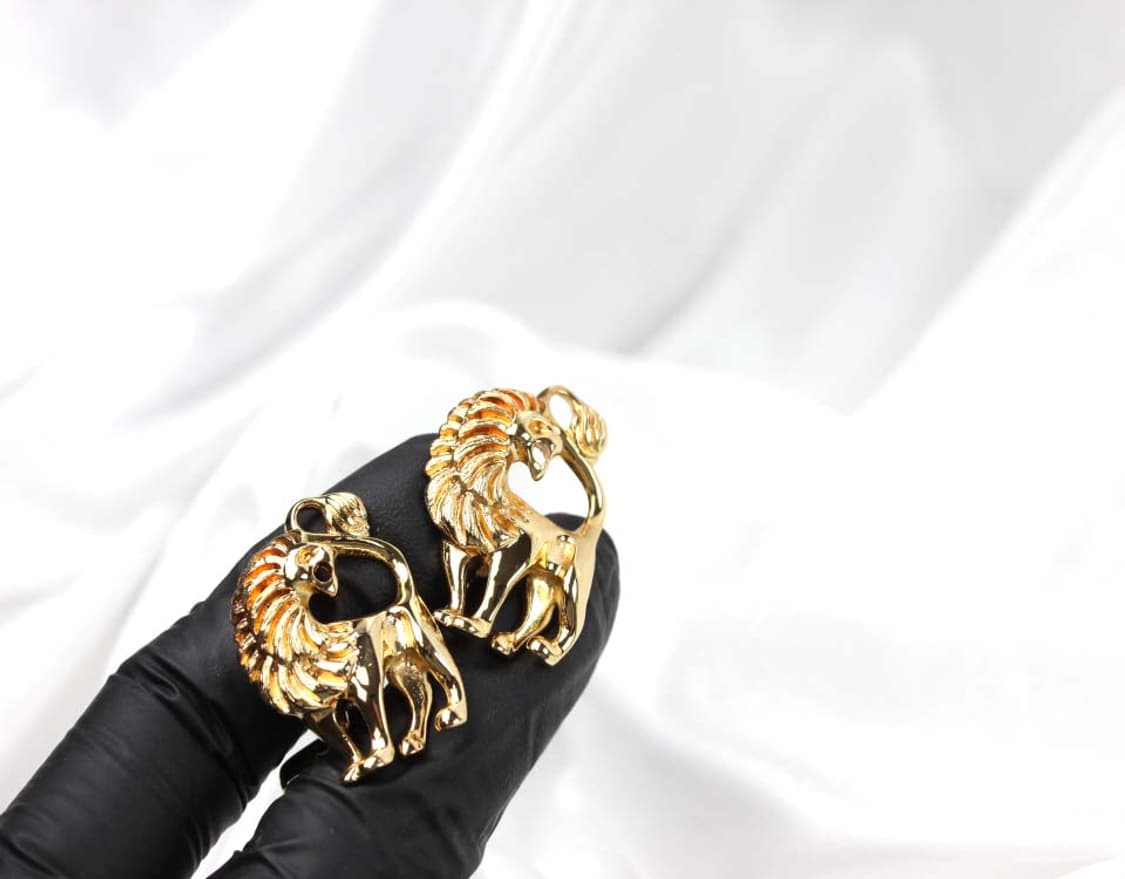 디올 A+등급 사자 한정판 유광 남자 명품 커프스 상품이미지6