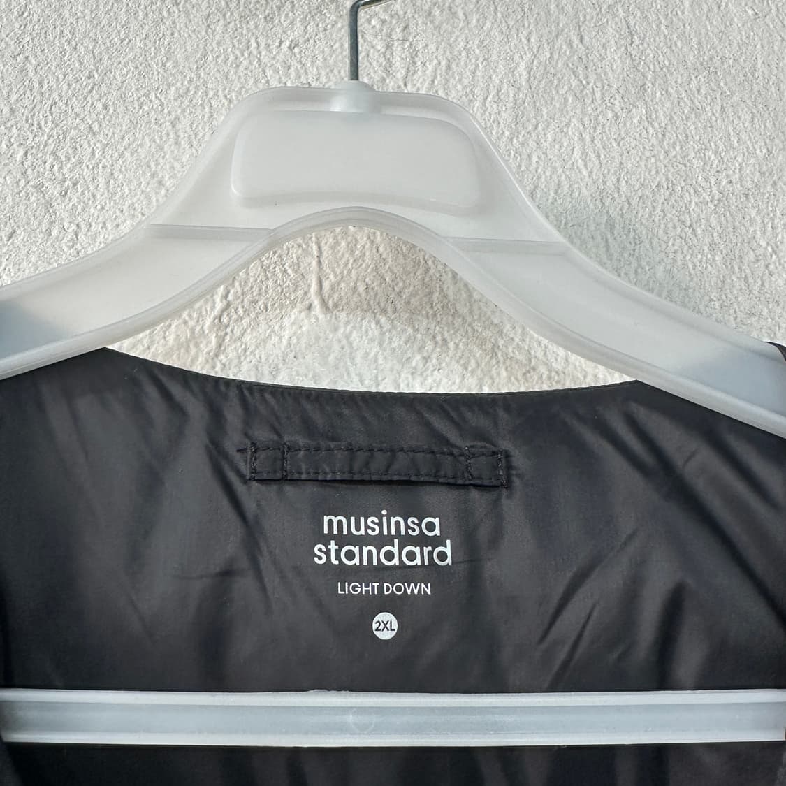 무신사스탠다드 경량패딩 XXL 상품이미지3