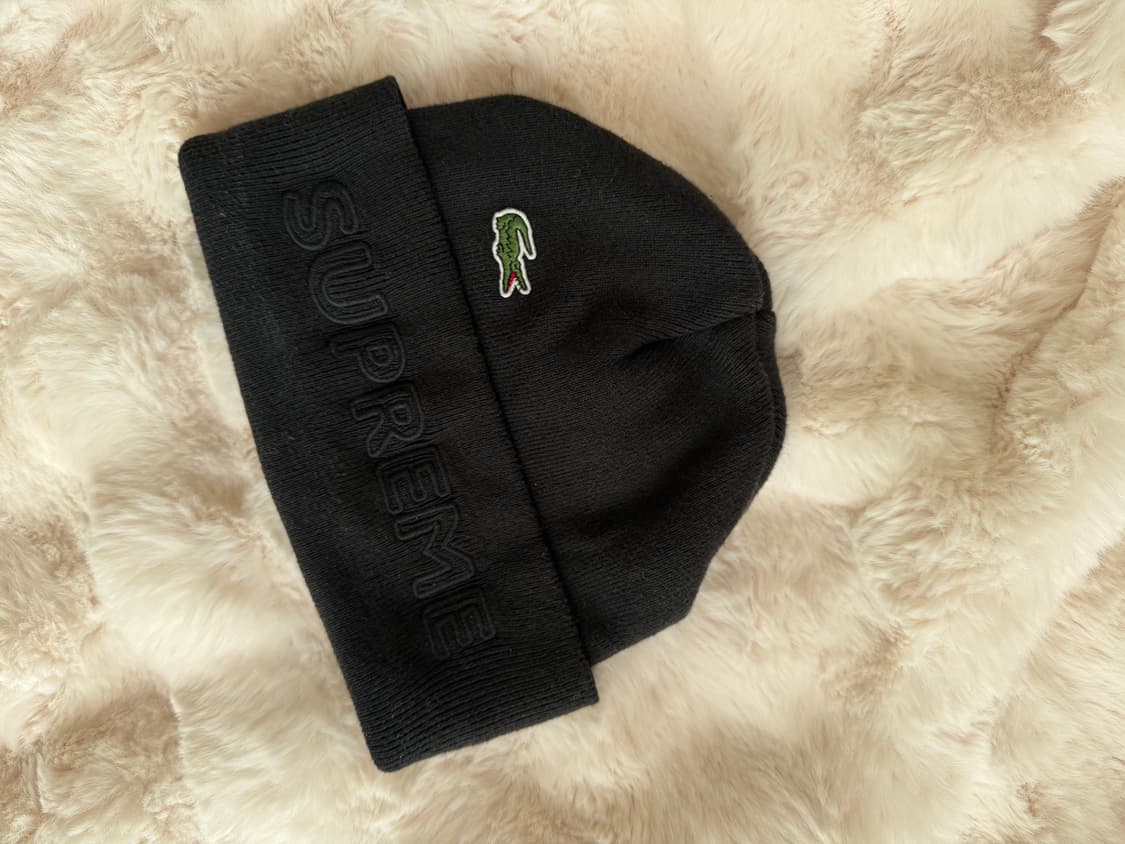 슈프림 라코스테 한정판 비니 상품이미지1