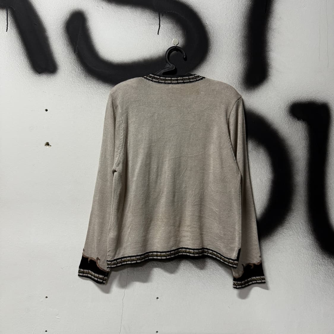 VTG 빈티지 에스닉 모리 스타일 자수 디테일 가디건 상품이미지2