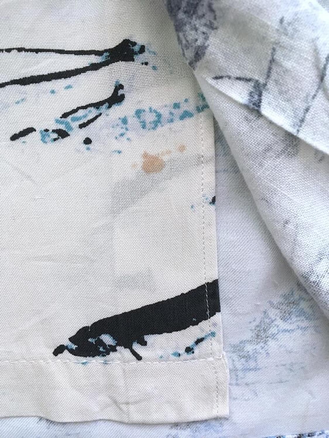 France made silk blended patchwork shirt 상품이미지9