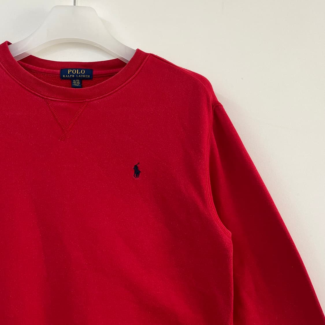 폴로 랄프로렌 신형 네이비 포니 레드 맨투맨 상품이미지4