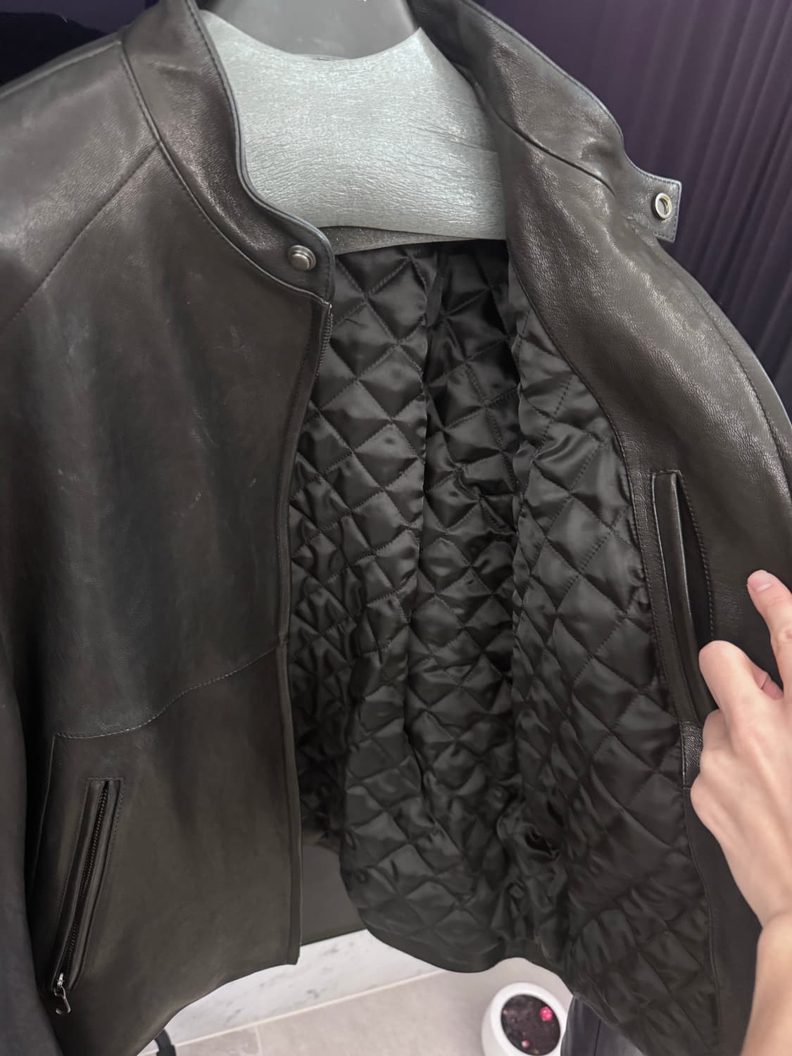 시스템옴므 바이커 자켓 105 상품이미지4