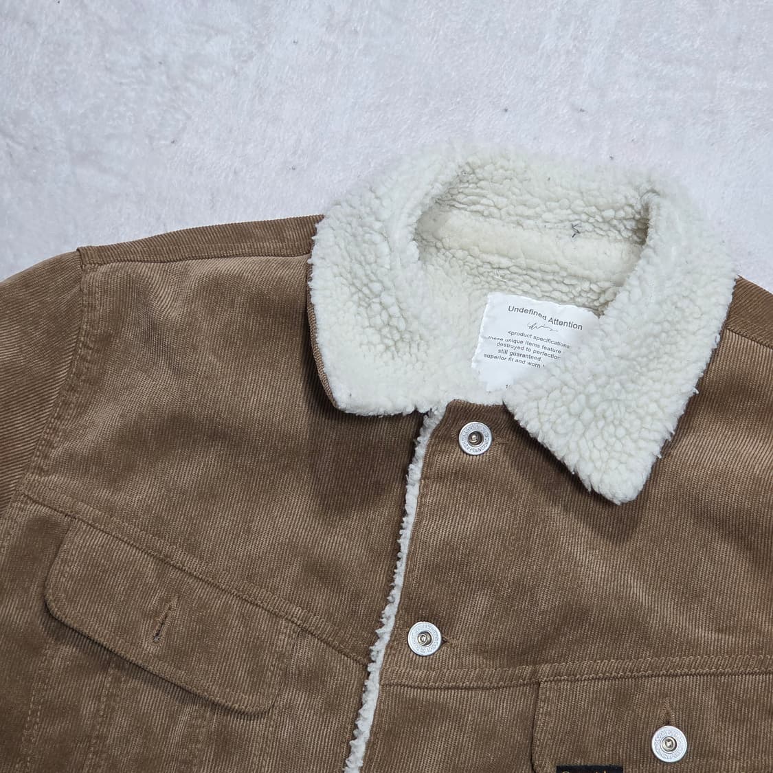 브라운 코듀로이 쉐르파 골덴 자켓 상품이미지2