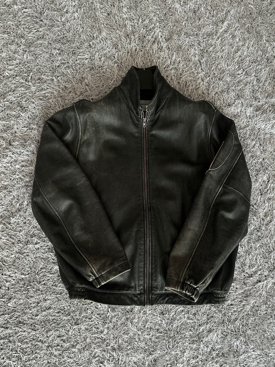 디스이즈네버댓 플라이트 레더자켓 L 상품이미지4