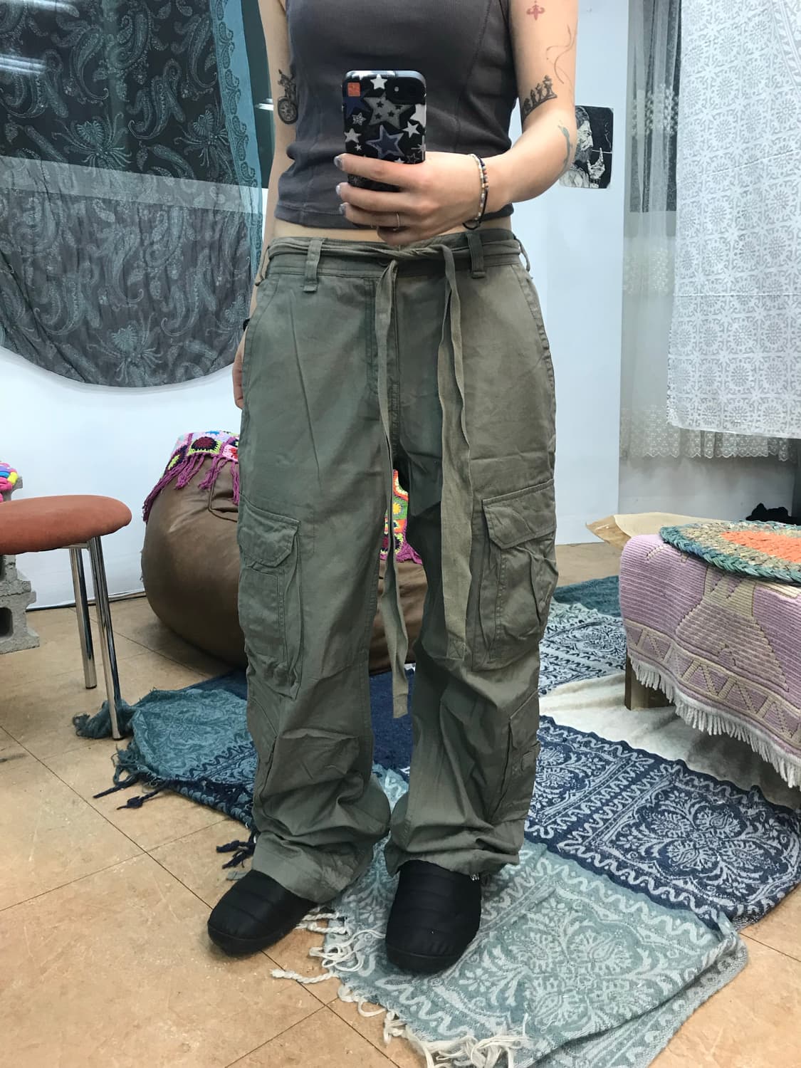 빈티지 포켓 카고팬츠  상품이미지1